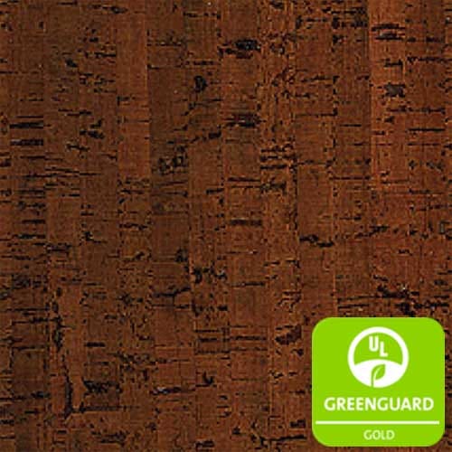 Floating Cork Floor Planks: Coral Brown